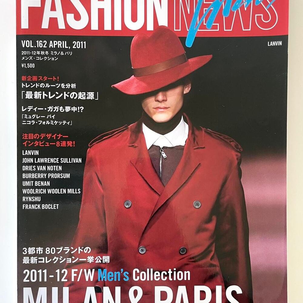 Fashion news men magazine ft Hedi Slimane Dior Homme etc
